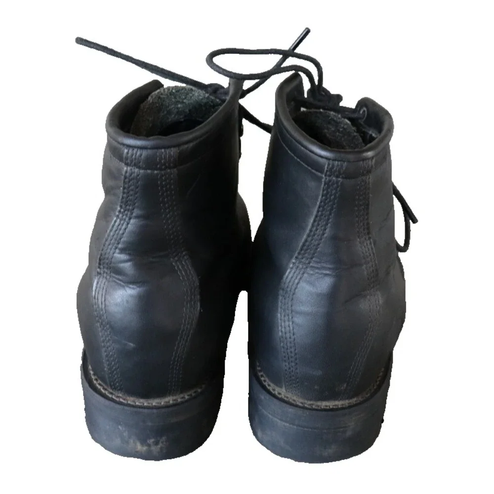 Indian Motorcycle Boots Mens Size 10 W Black Leather - Picture 5 of 13